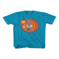 Вселенски џем момчиња грешки во графичка маица на Bunny Toon Squad Boys, 2-пакет, големини 4-18