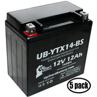 Замена на Батеријата за hyosung GT250, R CC Фабрика Активирана, Без Одржување, Батерија За Мотоцикли-12V, 12AH, UB-YTX14-BS