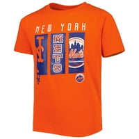 Младинска маица за лого на Младински портокал Newујорк Метс