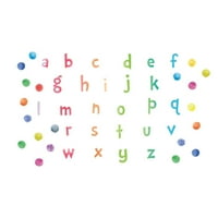 Vntub дозвола Монтесори Образование за деца шарени англиски букви налепници на wallидови