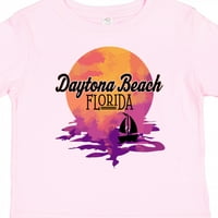 Инктастична плажа Дејтона плажа Флорида зајдисонце Подарок за дете од дете маица маица