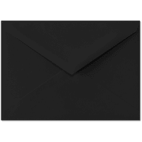 Luxpaper Зашилен коверти за размавта, 1 8, lb. Midnight Black, Pack