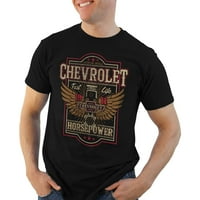 Chevrolet Piston Powers Машка графичка маица, до големина 2xl