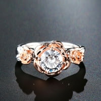 фрески прстени темперамент роуз пасијанс дијамант ма ® ланге затворање прстен
