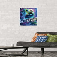 Minecraft-Погоди Ѕид Постер, 14.725 22.375