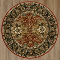 Карастански килими Дахар Гарнет 8 '8' Област килим