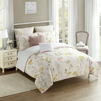 Колекција за слатки домови Mazie Flowers Floral Comforter Set