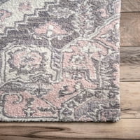 килим на цветна волна на Нулум ДеВит, 5 '8', розова