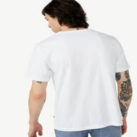 Бесплатно склопување машка маичка за кратки ракави за машка маица