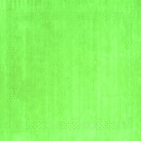 Ахгли Компанија Внатрешен Правоаголник Цврсти Зелени Модерни Килими, 8' 10'