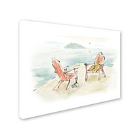 Трговска марка ликовна уметност „езерски денови јас“ платно уметност од Сју Шлабах
