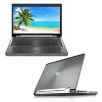 Користени-HP EliteBook 8570w, 15.6 HD+ Лаптоп, Intel Core i7-3820QM @ 2. GHz, 32GB DDR3, 500GB HDD, DVD-RW, Bluetooth, Веб Камера, No OS