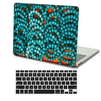 Kaishek само за MacBook Pro 13 Case - Model Model A & A1502, Пластична тврда куќиште за тастатура + Корица за црна тастатура,