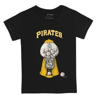 Младинска мала репка црна црна питсбург пирати маица за џвакални машини