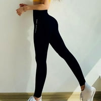 Вајонгтао Жените Дозвола Атлетски Јога Панталони Висок Половината Каприс Трчање Фитнес Панталони Брзо Суви Спортски Јога Панталони