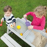 Роба: пикник игра сива маса поставка- со седишта на клупи и табела со кал, дете и деца, на возраст од 1+ на возраст