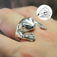 кеусн креативен дизајн животински ретро прстен тродимензионален прстен за жени накит подарок