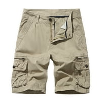 Шорцеви за дозвола за голема и висока машка чиста чиста боја на отворено, џеб плажа, работа панталони, панталони, панталони,