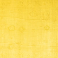 Ахгли Компанија Внатрешен Правоаголник Ориентални Жолти Килими Од Традиционална Област, 2'5'