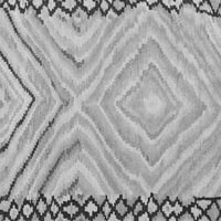 Ахгли Компанија Внатрешен Правоаголник Ориентални Сиви Традиционални Теписи, 8' 12'