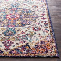 Уметнички ткајачи Харпуп Медалјон област килим, Гарнет, 7'10 10'3