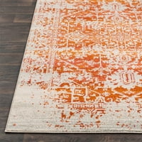 Уметнички ткајачи Харпуп Медалјон област килим, портокал, 2'7 7'3