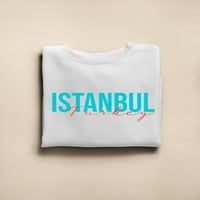 Истанбул Турција Син Банер Дуксер Жени-Слика Од Шатерсток, Женски Голем