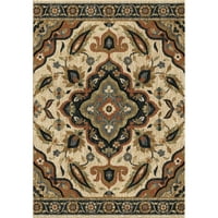 Оријански килим Елеонор Беж област килим, 5'3 7'6