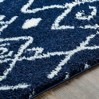 Уметнички ткајачи Хопер темно сина 6'7 9 Глобален геометриски правоаголник област килим